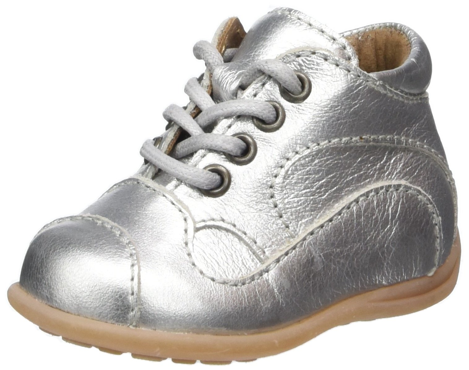 Bisgaard Boy's Girl's Lauflernschuhe Sneaker, Silver 01 Silver, 3.5 UK Child