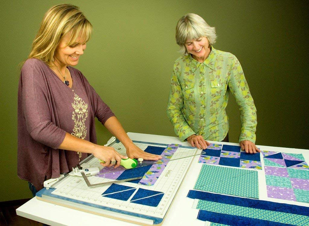 Cutting Mats and Speed Gauge Ruler Includes Rotary Cutting