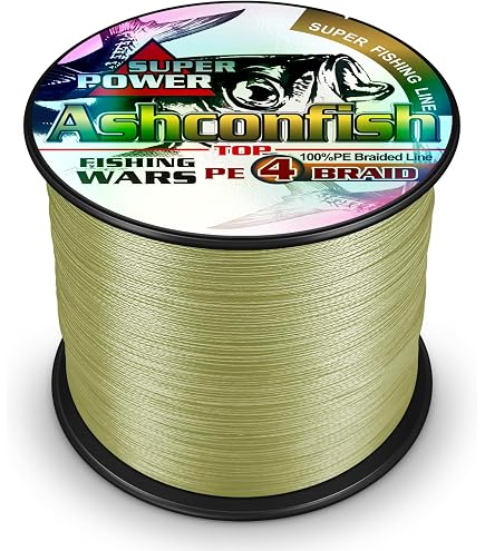 Ashconfish Braided Fishing Line-16 Strands Hollow Core Fishing Wire 100M/109Yards 20LB Abrasion Resistant Incredible Superline Zero Stretch Ultrathin Diameter Woven Thread Army Green : Sports & Outdoors