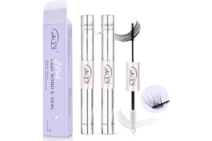 GAQQI Lash Cluster Glue, Lash Bond and Seal Waterproof, Bond & Seal Eyelash Glue for Eyelash Cluster, Eyelash Adhesive Black 