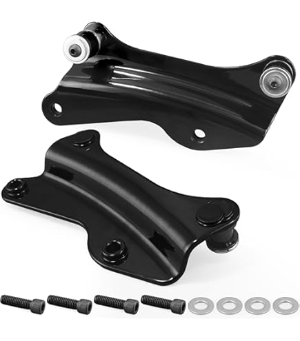 Black 4 Point Docking Hardware Kit Fit For Harley Electra - View #8