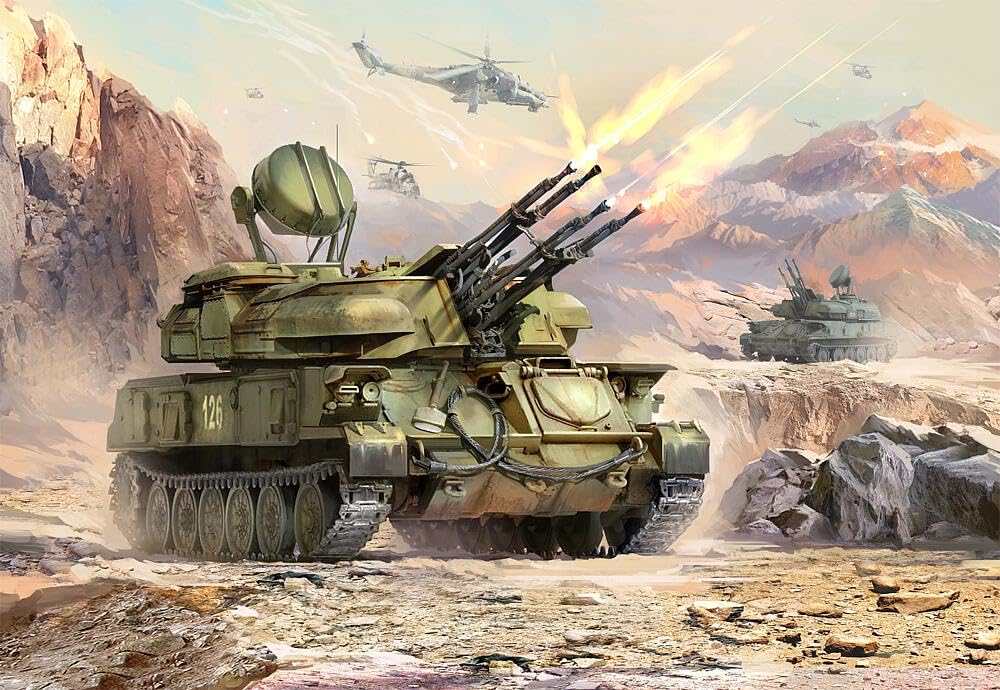 Zvezda 500787419 – 1/100 Soviet Anti Aircraft Weapon Shilka
