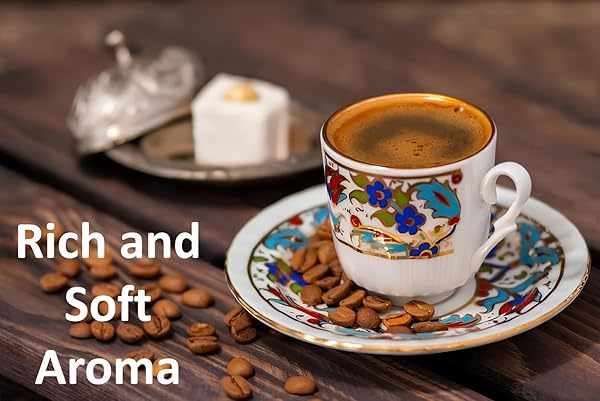 TURKISH COFFEE, ORIGINAL ARABICA BEANS, ROASTED AND GROUND, RICH AND SOFT AROMA, SINCE 1955 (3.5 OZ / 100 GR)