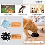 WERFORU Large Slow Feeder Dog Bowl Spiral Maze Non Slip 9.6in Black view 2