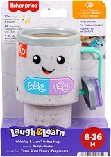 Fisher-Price Laugh & Learn Wake Up & Learn Coffee Mug Multilang HXF49 view 6