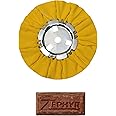 Zephyr Products AWY58-8WB Yellow 8" Airway Buffing Wheel with 1 LB Tripoli Bar Heavy/Medium Cut, 1 Pack