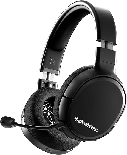 SteelSeries Arctis 1 Wireless Cuffie da Gioco Wireless USB-C Wireless, Microfono Clearcast Rimovibile, PlayStation 4, Senza Fili, 10 - 40.000 Hz, Nero