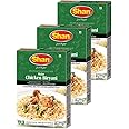 Shan Malay Chicken Biryani Seasoning Mix (60g) - Authentic Indian Biryani Flavor, Premium Spice Blend for Chicken Layered Pilaf, Turmeric, Chili Powder, Garlic Seasoning – (Pack of 3)