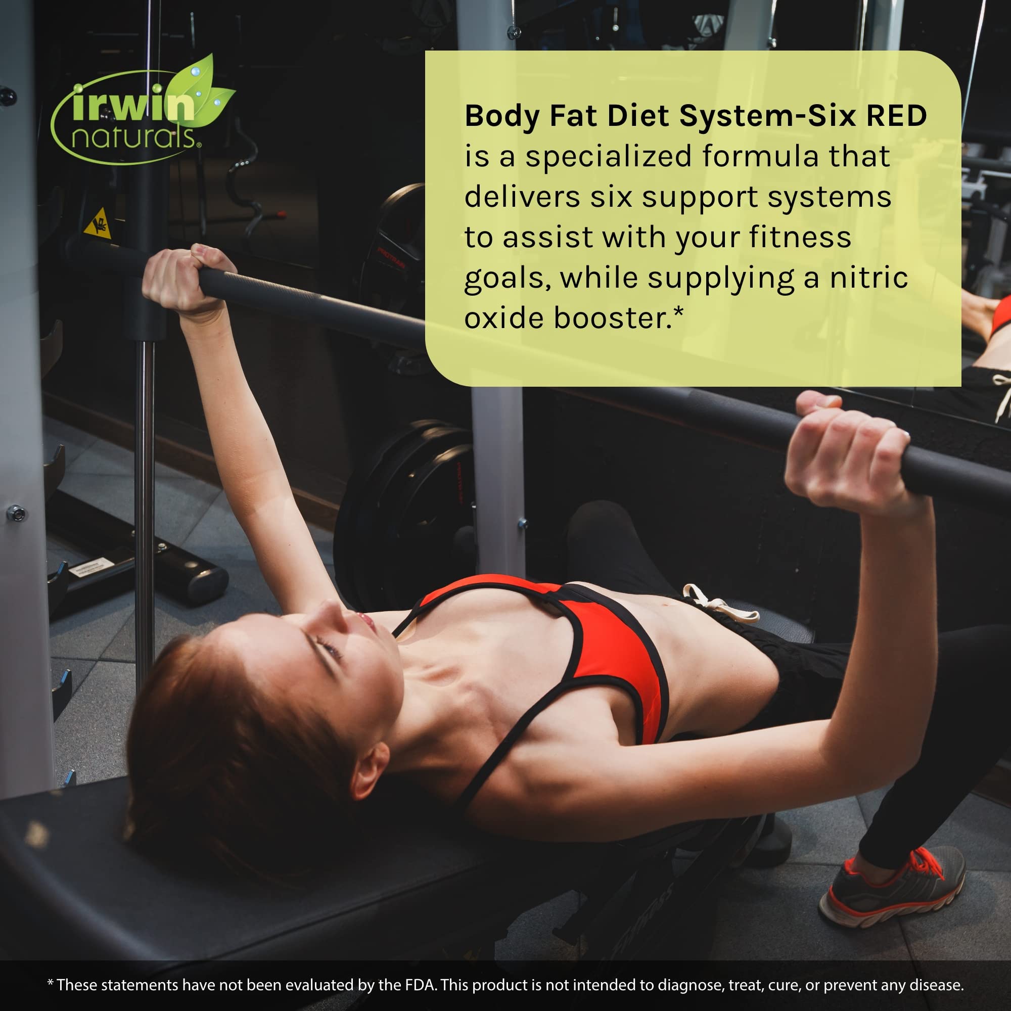 Irwin Naturals Body Fat Diet System-Six RED - 72 Liquid Soft-Gels, 6-in-1 Formula for Weight Management with Nitric Oxide Booster - 24 Total Servings