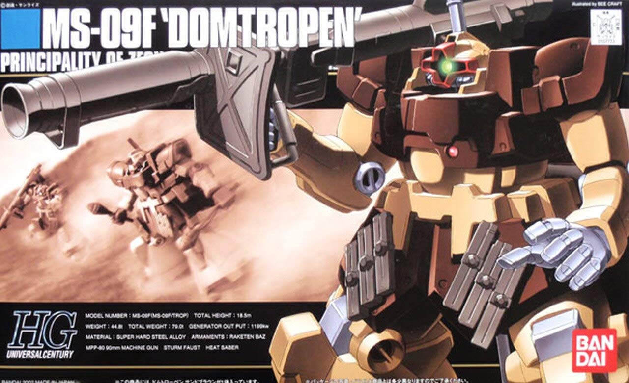 GUNDAM - HGUC 1/144 MS-09F Domtropen (Sand Brown) - Model Kit