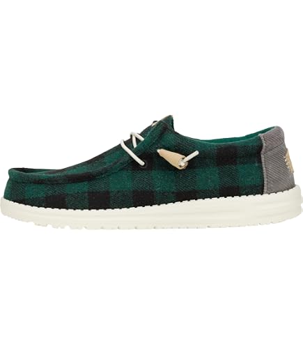 Amazon.com | HEYDUDE Wally Slip Varsity - Red/Grey | Slippers display picture 3