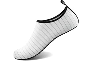 Homitem Water Shoes for Women Men Aqua Socks Swim Beach Pool River Slip-On Barefoot Quick-Dry Vacation Cruise Essentials Accessories for Yoga Kayak Sports