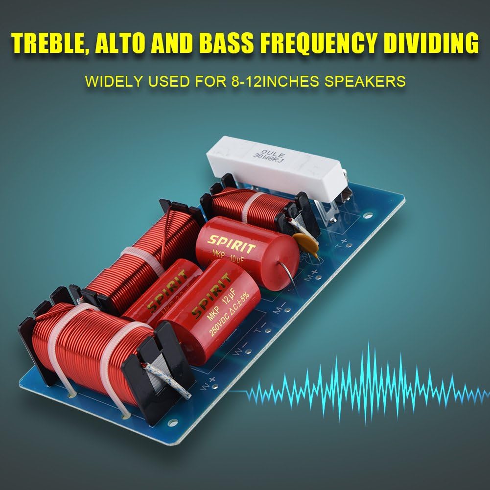Tihebeyan 3-way Crossover Filter Audio Frequency Divider Hi-Fi Audio ...