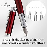 Ellington Pens Luxury Fountain Pen Set Smooth Nib Gift Box Ink Cartridges view 5