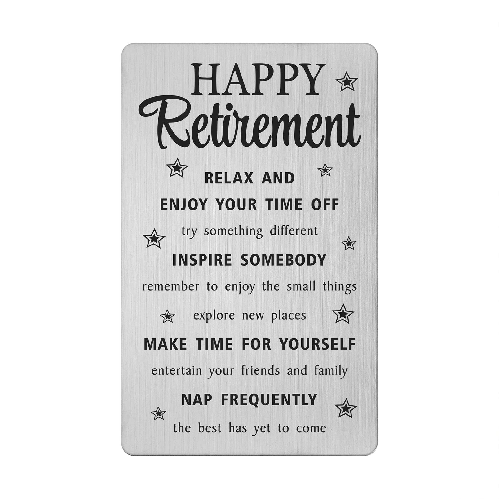 Retirement Gifts for Men Women, Happy Retirement Wallet Card Presents