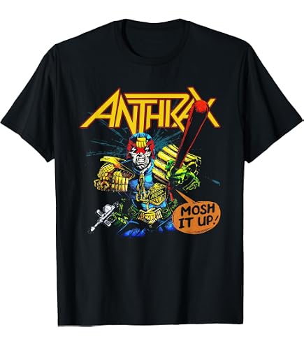 Amazon.com: Anthrax Music U4EAAAHH Mens Short Sleeve T Shirt