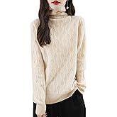 Chanyarn Women's 100% Merino Wool Sweater 2025 Fall Winter Solid Turtleneck Long Sleeve Knitted Pullover Sweater Jumper