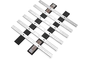 WOODSTARTER 13 Inch Planer Blades for Dewalt DW735, DW735X Planer, HSS Dual Cutting Edges Replacement for DW7352 Planer Knives -6pcs