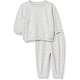 Amazon Essentials x Sofia Grainge Unisex Toddlers and Babies' Sweatshirt & Sweatpant Set