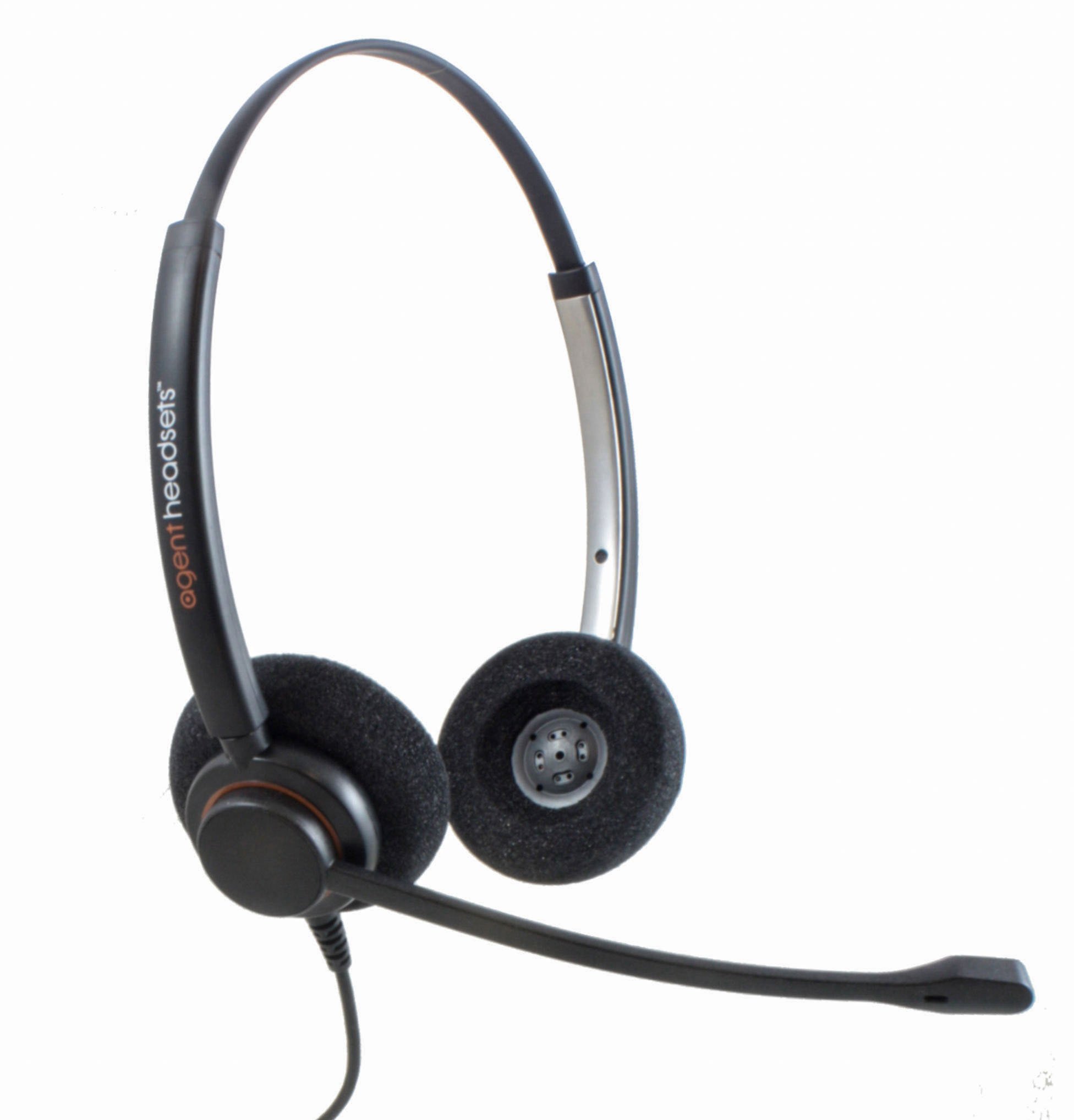 Agent Professional Double Ear Noise Cancelling Office/Call Centre Headset With HIS Bottom Cable For Avaya IP 1608, 1616, 9601, 9608, 9611, 9611G, 9620, 9620C, 9620L, 9621, 9630, 9640 + many more