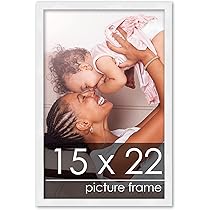 A.Pichel ／One Winterday 額装 Amazon.com - Poster Palooza 15x22 Frame White Solid Pine