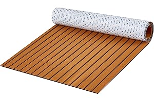 VEVOR Boat Flooring, EVA Foam Boat Decking 94.5" x 35.4", Non-Slip Self-Adhesive Flooring, 23.2 sq.ft Marine Carpet for Boats, Yacht, Pontoon, Kayak Decking
