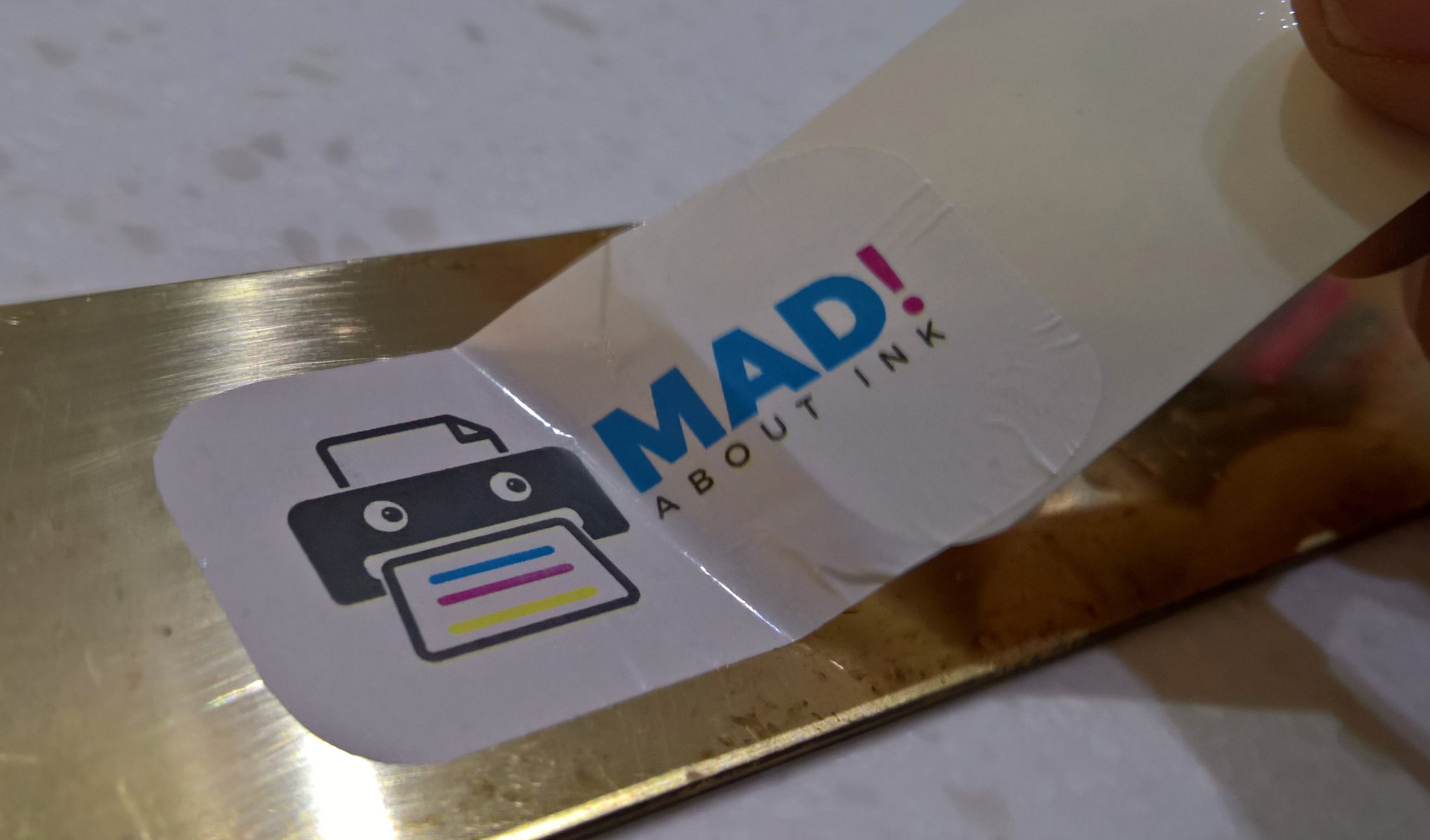 Madaboutink White Waterslide Decal Transfer Paper for Inkjet Printers 5x A3 Sheets