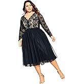 City Chic Women's Plus Size Cocktail Dress - Rare Beauty