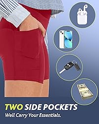 CAMPSNAIL Biker Shorts Women with Pockets