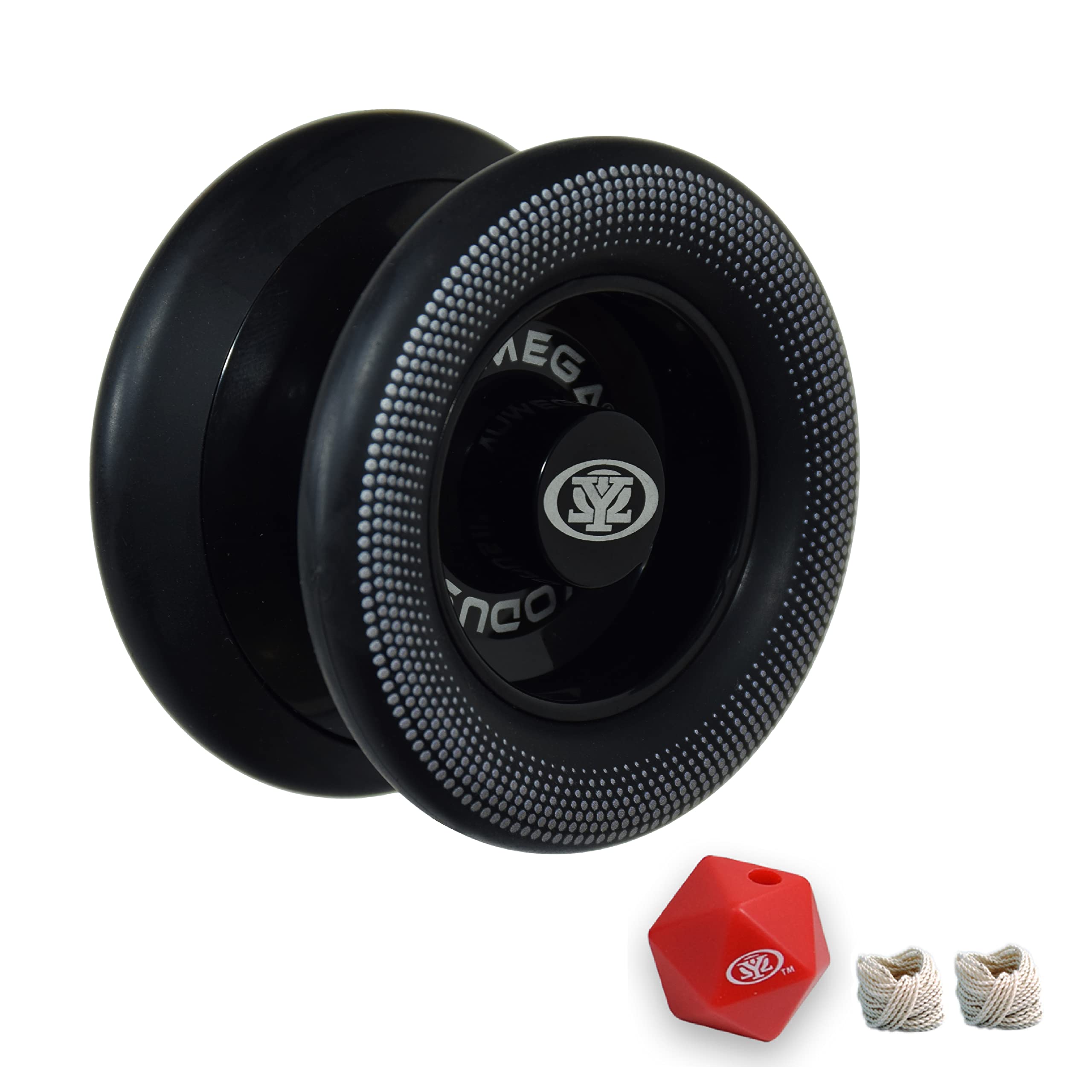 Yomega Xodus II YoYo– Includes Roller Bearing Technology, Rubber Rims and Wing Shape Design – Professional Responsive YoYos Intermediate Level Play (Black) — image 1