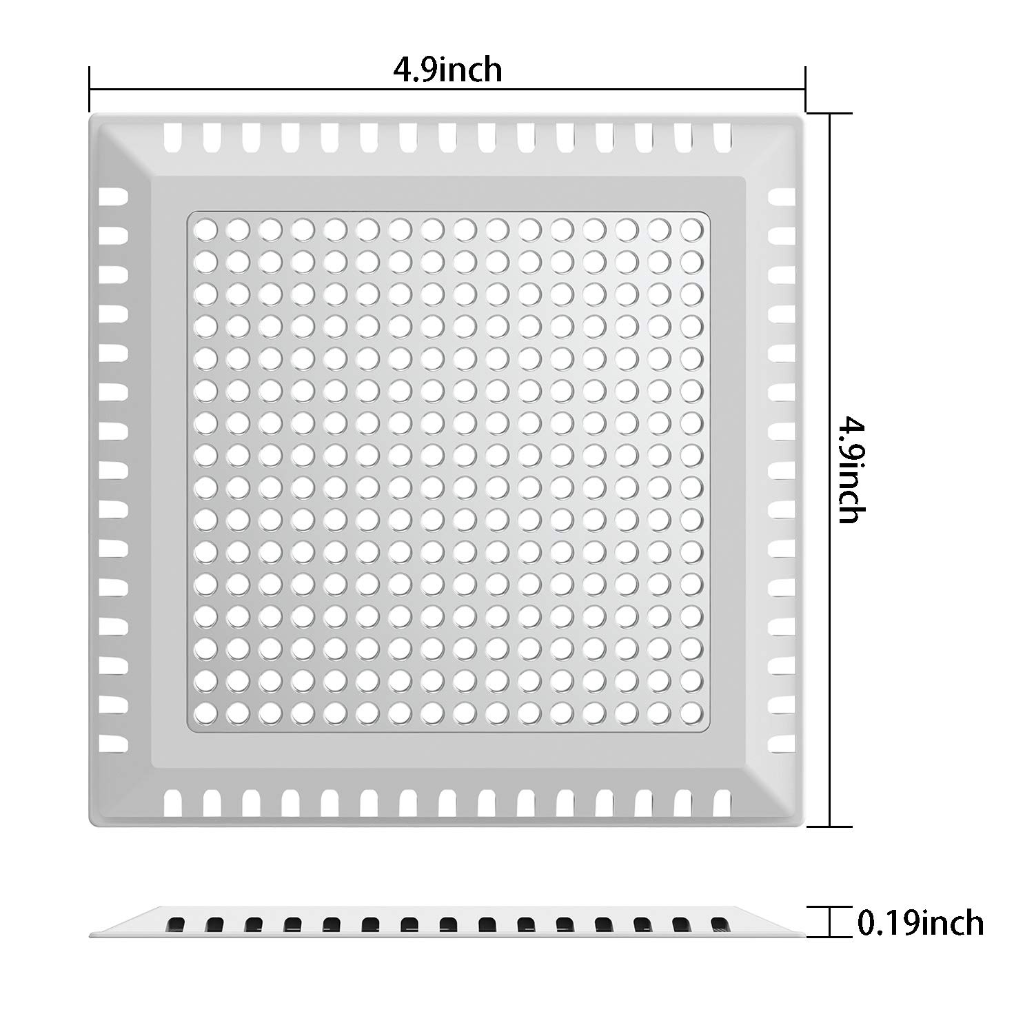 Aojuxix Hair Catcher/Drain Strainer/Shower Drain Cover for Bathroom Floor Drain, Stainless Steel and Silicone (Patented Product)