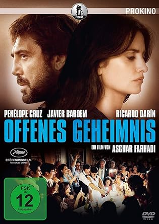 Offenes Geheimnis Dvd Amazon De Penelope Cruz Javier Bardem Ricardo Darin Eduard Fernandez Barbara Lennie Imma Cuesta Asghar Farhadi Penelope Cruz Javier Bardem Dvd Blu Ray