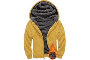 ONEDOG Boys Fleece Jacket Sherpa Lined Zip Up Hoodie Casual Long Sleeve Sweatshirt Warm Jacket 6-15Years (Girls/Kids)
