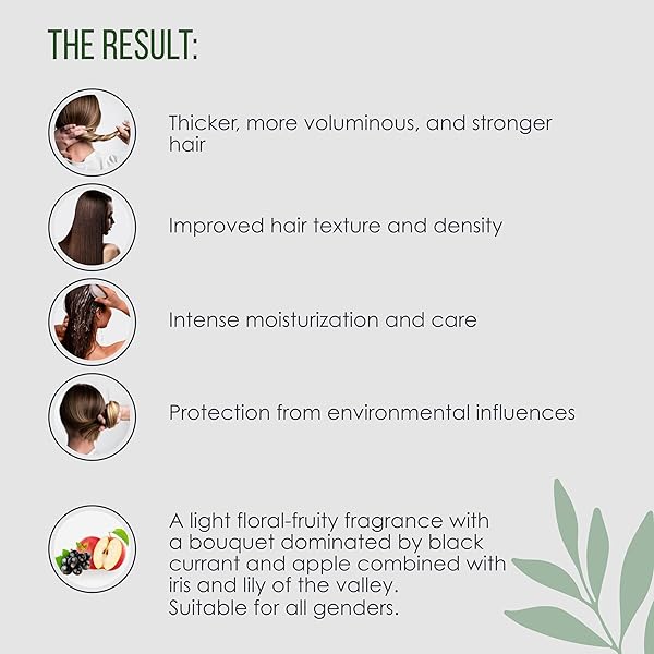 ECOLATIÈR VOLUME BOOSTING HAIR BALM FOR THIN HAIR – VOLUMIZING DEEP CONDITIONER, VEGAN AND SULFATE-FREE, HAIR TREATMENT FOR MEN & WOMEN, ADDS BODY AND SHINE, 98.6% NATURAL INGREDIENTS, 13.5 FL OZ