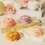 WYAHYQ 2pcs Silicone Rose Peony Flower Candle Moulds DIY Craft Gift view 6