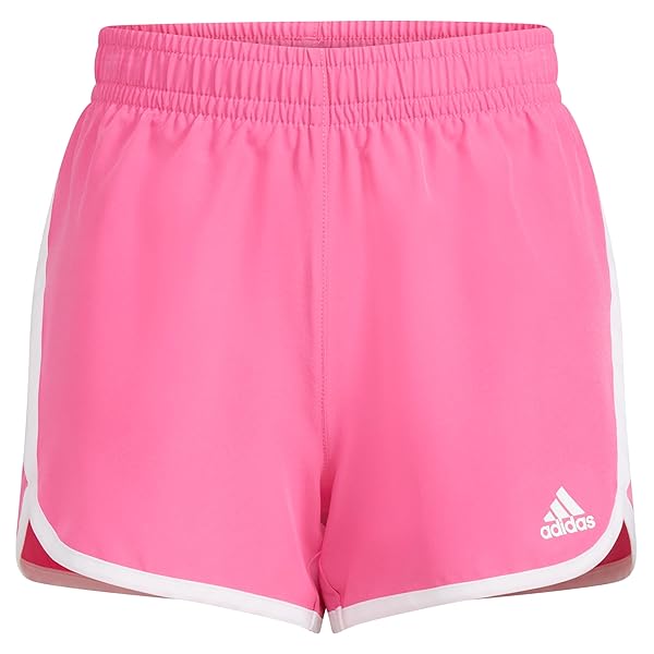 ADIDAS GIRLS CLASSIC ELASTIC WAISTBAND GYM SHORTS, DARK...