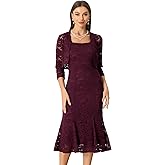 Allegra K Evening Lace Dress for Women's 2 Pieces Outfits Wedding Guest Sleeveless Dresses