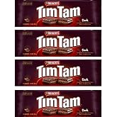 Arnott&rsquo;s Tim Tam Dark Chocolate Biscuits &ndash; 4-Pack (200g Each) &ndash; Made in Australia &ndash; Rich Dark Chocolate Coating &ndash; Classic Australian Treat