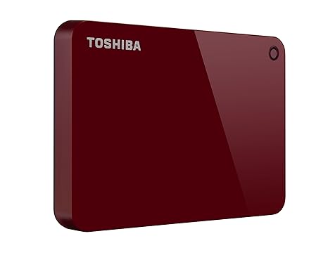 Toshiba Canvio Connect II Tragbare 1 TB Festplatte rot rot 2TB