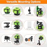 IMAYCC Laser Level Green Self Leveling 16 Lines 360° 4D Pulse Remote view 3