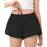 DOCUMO Girls Athletic Shorts with Liner Lightweight Running Shorts for Teen Girls Kids Quick Dry Sports Active Short