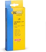 Tacwise 18G / 40mm Galvanised Brad Nails Pack of 1000