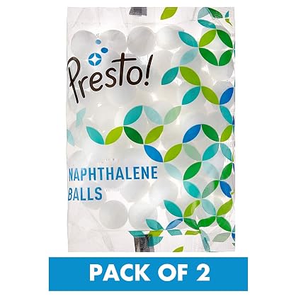 Amazon Brand-Presto! Naphthalene Balls-200 g (Pack of 2)