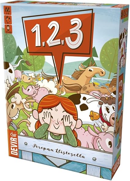 Devir- 1, 2, 3 Juego de Mesa (BG123): Amazon.es: Juguetes y juegos