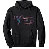 Astrology Horoscope Zodiac Signs Aries and Cancer Couple Pullover Hoodie
