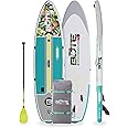 Bote 11' FT 6" Breeze Aero Inflatable Stand Up Paddle Board, MAGNEPod Compatible Blow Up iSUP Great for Adults Kids Family Travel Friendly Multiple Sizes Color Options