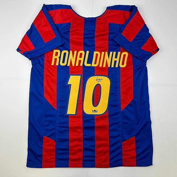 Amazon.com: Nike Camiseta de manga corta Ronaldinho 10 2005/06 FC