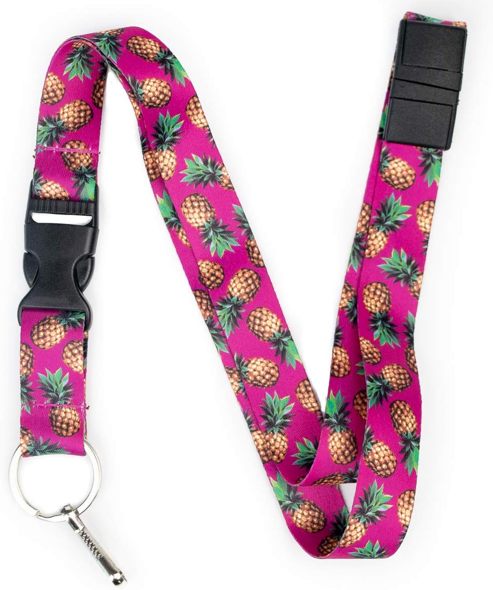LimelootColorful Lanyard for Keys, ID Badges, and Accessories - Premium Lanyard with Quick Release Buckle and Flat Ring.