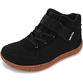 WHITIN High Top Boys/Girls Wide Barefoot Shoes + Zero Drop + Minimalist Sneaker for Little/Big Kids