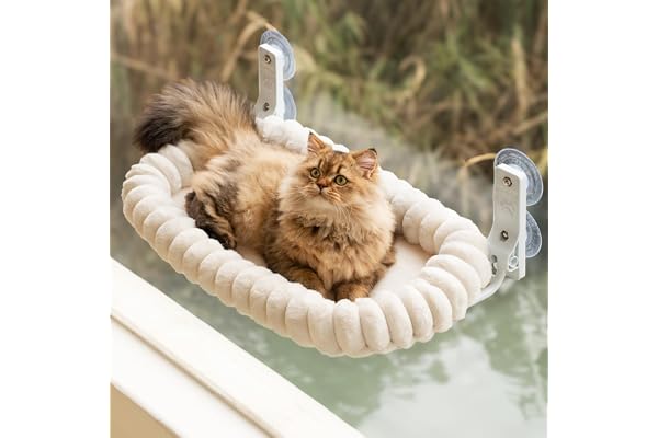 EDAGNY Stylish Cat Window Hammock Bed Foldable Reversible Mat Sturdy 18kg